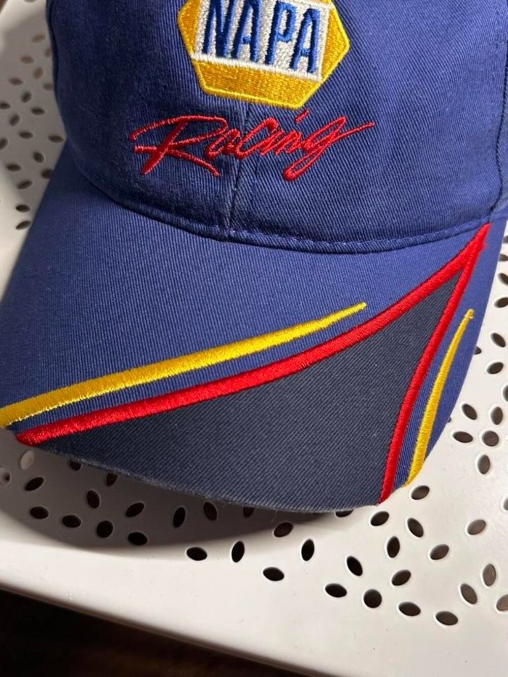 VINTAGE NAPA RACING BLUE BASEBALL CAP - Picture 3 of 5